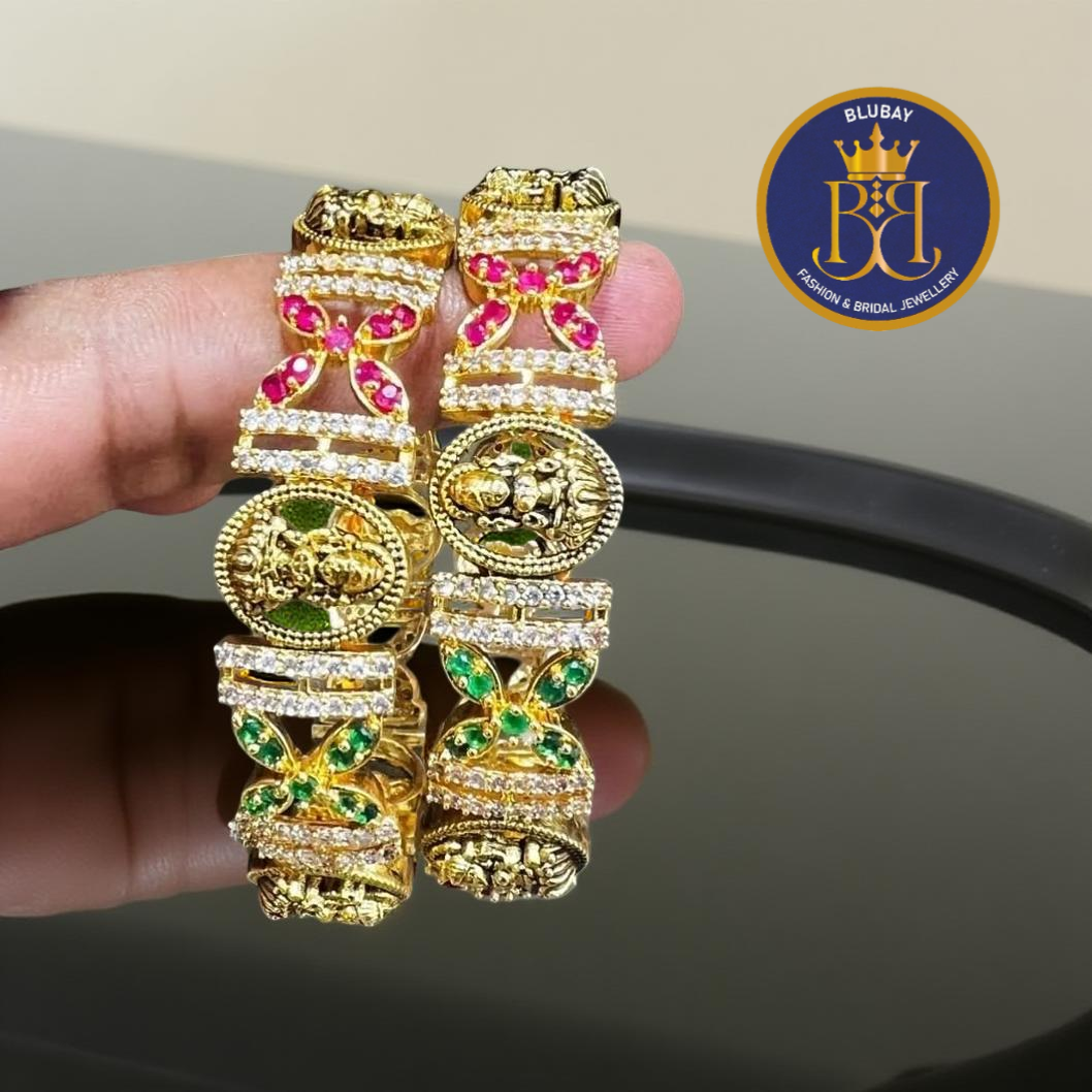 Nakshi temple design grand designer premium Golden AD single bangle