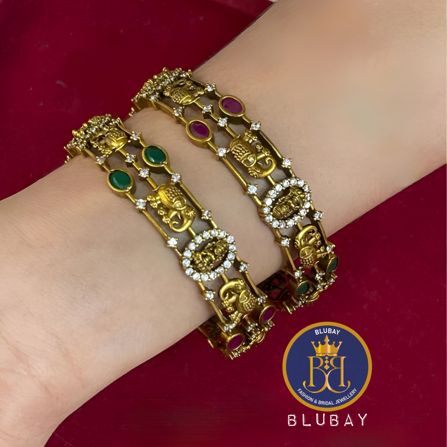 Premium Gaja Nakshi Victorian Bangles