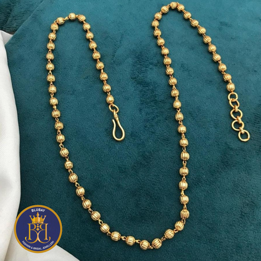 Golden bead Mala chain - 23 inches