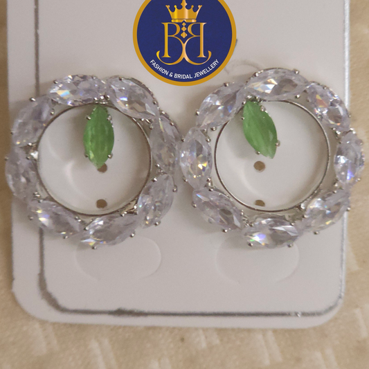 Crystal designer Stud earrings