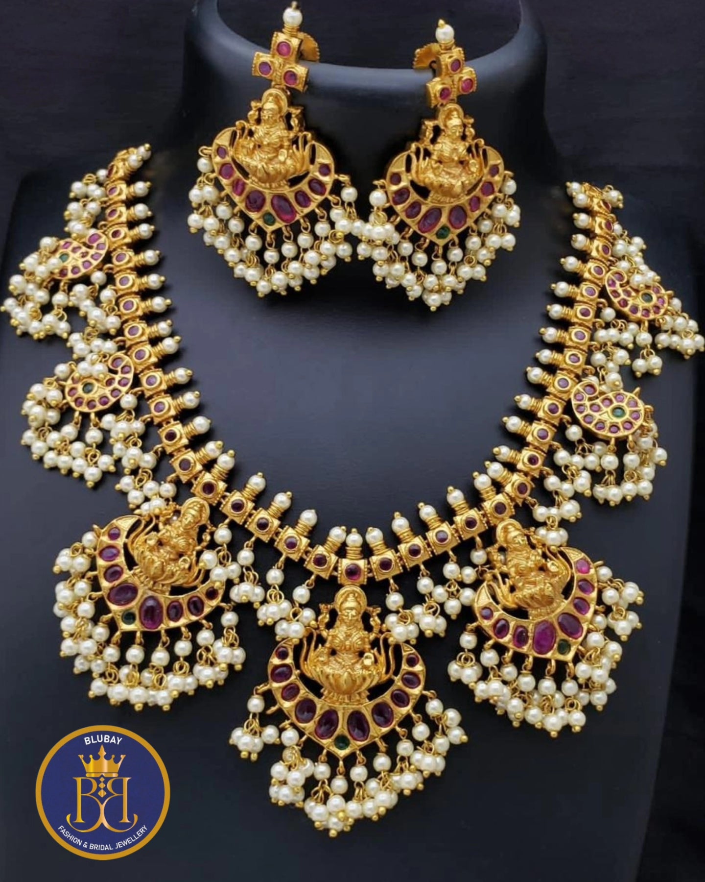 Devi trio Guttapusalu Necklace set